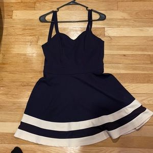 Windsor dress blue and cream size S